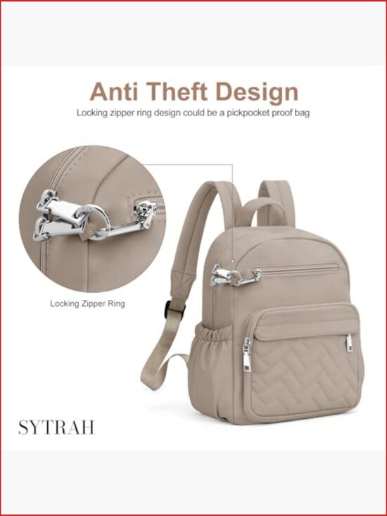 Anti Theft Mini Backpack Waterproof Lightweight Puffer Backpack Travel Work main image 5